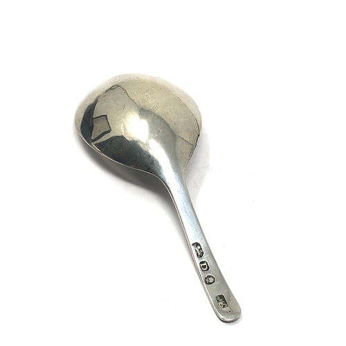 48 - Antique georgian silver tea caddy spoon