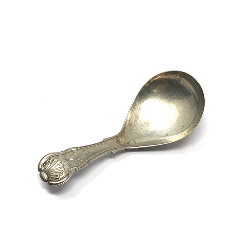 49 - Antique Victorian silver tea caddy spoon