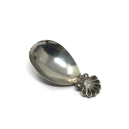 53 - Antique georgian silver tea caddy spoon