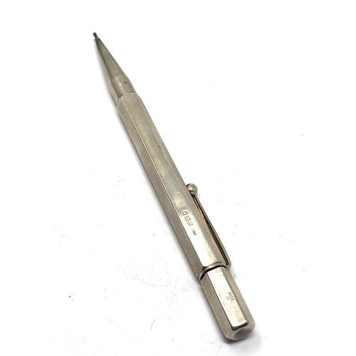 56 - Vintage silver propelling pencil London silver hallmarks
