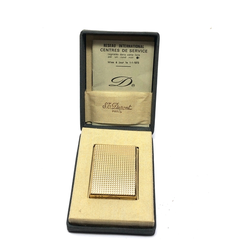 551 - Fine vintage boxed dupont paris cigarette lighter good condition