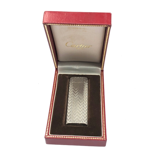 555 - Fine vintage boxed cartier cigarette lighter good condition