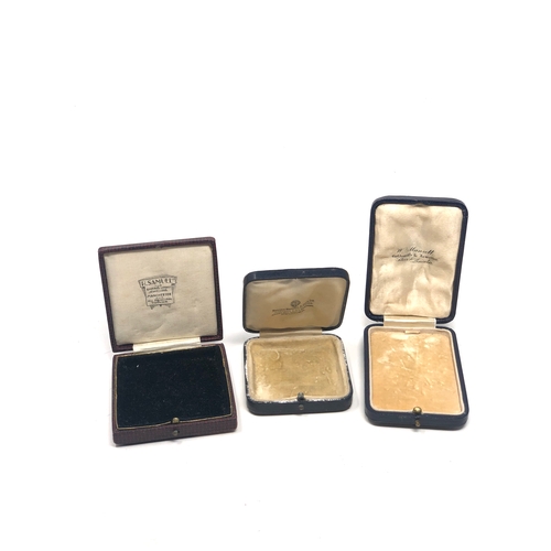 110 - 3 vintage jewellery boxes