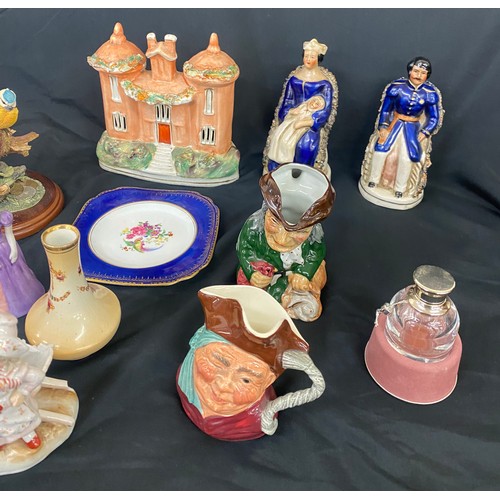 911 - Large selection of assorted ceramics includes Staffordshire etc