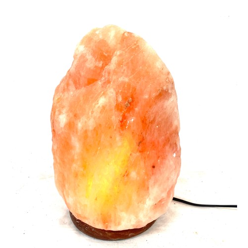 722 - Large salt lamp, working order, approximate height 13 inches