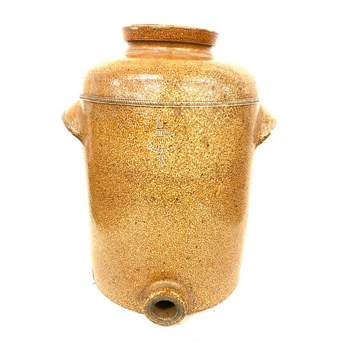 746 - Vintage earthenware pot, 16 inches tall