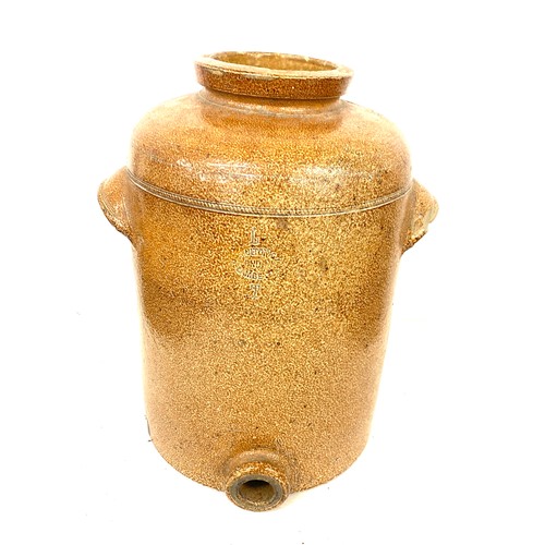 746 - Vintage earthenware pot, 16 inches tall