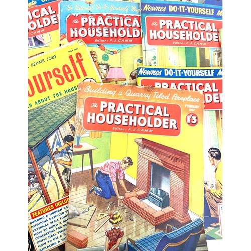 698 - Large selection of vintage Practical householder magazines