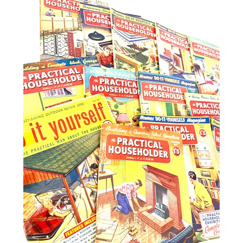 698 - Large selection of vintage Practical householder magazines