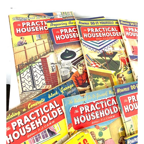 698 - Large selection of vintage Practical householder magazines