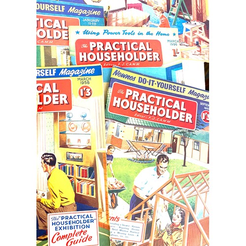 698 - Large selection of vintage Practical householder magazines