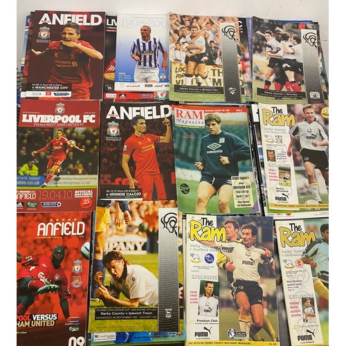 943 - Large selection of over 120 football programs 1990-2022, 33 home clubs mostly premiership