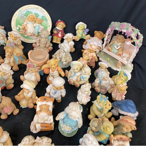 909 - Large selection of Cherrish teddy figures