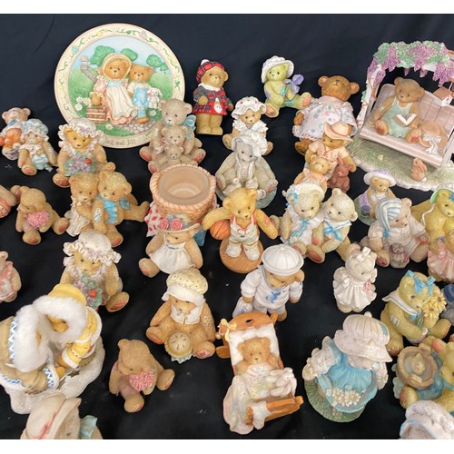 909 - Large selection of Cherrish teddy figures