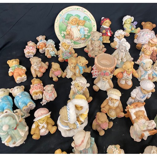 909 - Large selection of Cherrish teddy figures