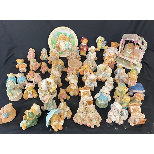 909 - Large selection of Cherrish teddy figures