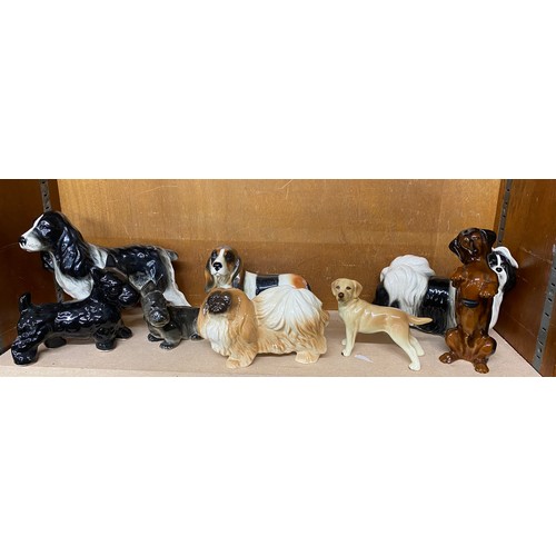 685 - Large selection of assorted animal pottery figures