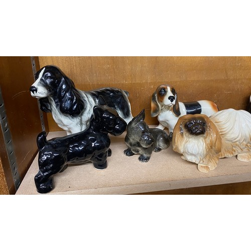 685 - Large selection of assorted animal pottery figures