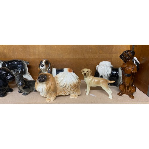 685 - Large selection of assorted animal pottery figures