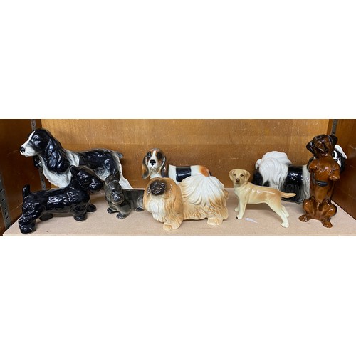 685 - Large selection of assorted animal pottery figures