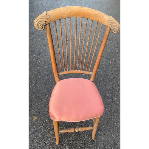 964 - Mahogany tall chair