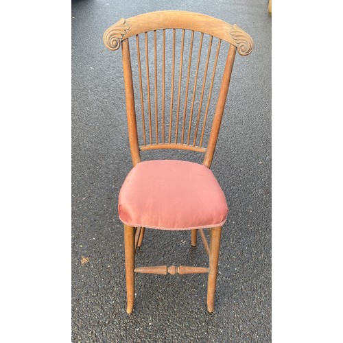 964 - Mahogany tall chair