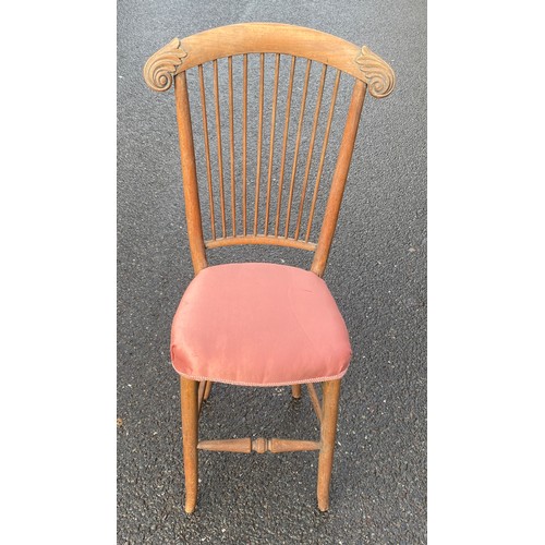 964 - Mahogany tall chair