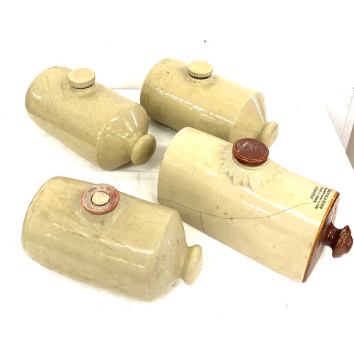 939 - Selection of vintage earthenware hot water bottles