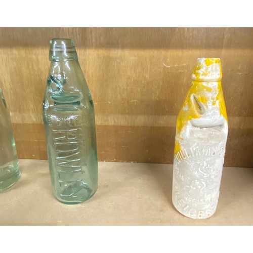 667 - Selection of 4 vintage glass bottles