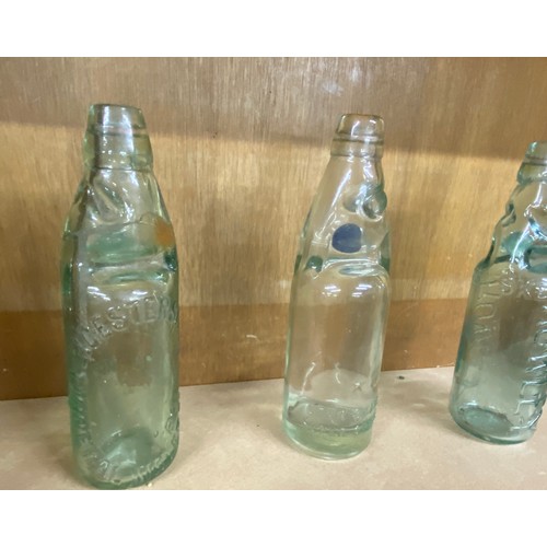 667 - Selection of 4 vintage glass bottles