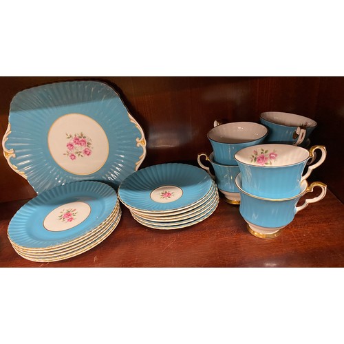 927 - Two vintage part tea services to include Royal Windsor fine bone china and Midwinter Burslem