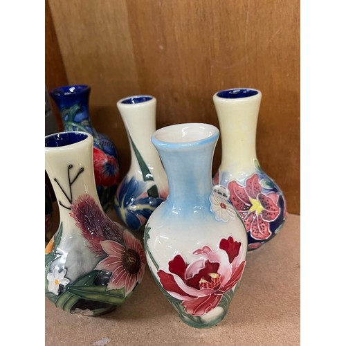 613 - Selection of 6 assorted Old Tupton ware small vases, height approx 10cm