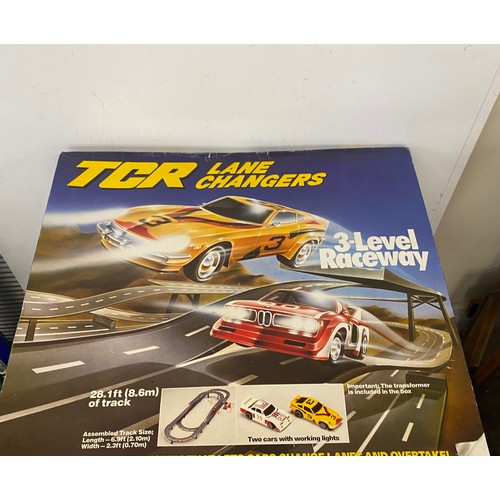 950 - TCR lane changers Scalextric complete in original box