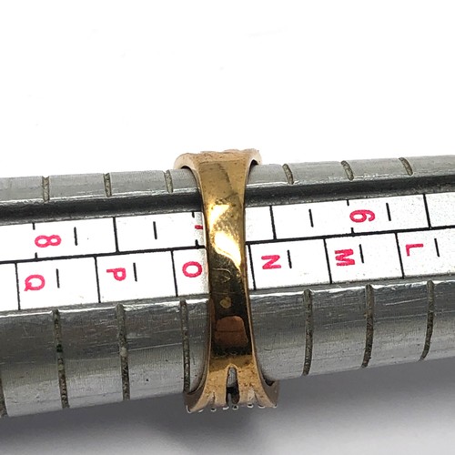 191 - 9ct gold diamond set crossover half eternity ring (3.7g)