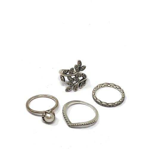 343 - x 4 .925 pandora rings (11g)