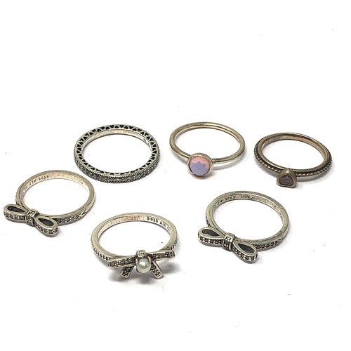 361 - x 6 .925 pandora rings (15g)