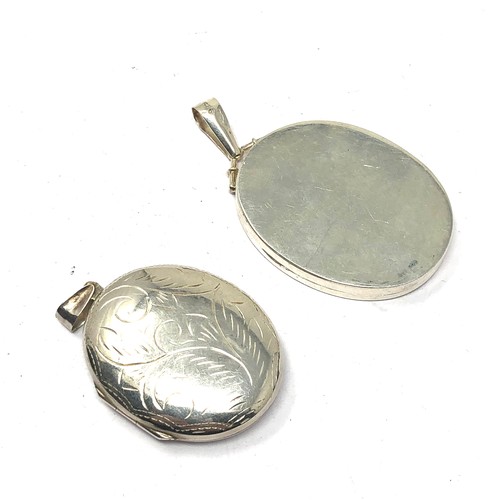 323 - 2 x .925 lockets including victorian revival (35g)