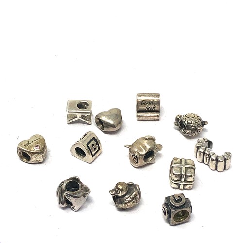 362 - x 12 .925 pandora charms (47g)