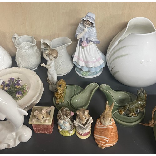 764 - Large selection of miscellaneous pottery includes Royal Doulton, Royal Albert, Wade