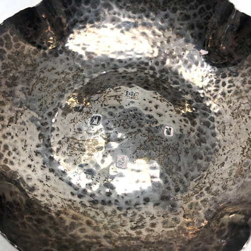 4 - Irish silver bowl measures approx 10cm dia