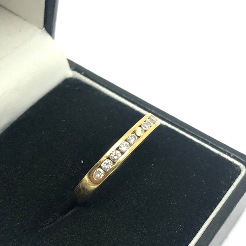 101 - 18ct gold diamond ring 0.25ct diamonds weight 2.7g