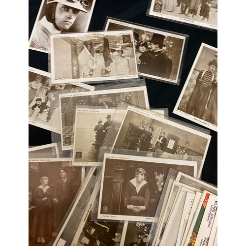 493 - Large selection of vintage Postcards to include Charlie Chaplin,  cartoon pieces etc