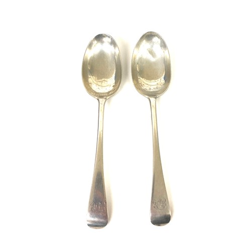 512 - London 1920 hallmarked silver spoons by Charles Maine