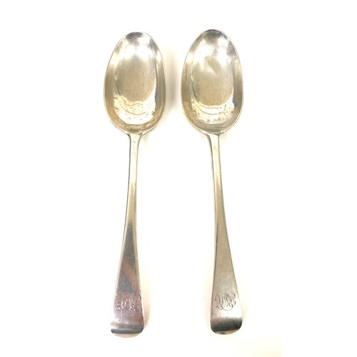 512 - London 1920 hallmarked silver spoons by Charles Maine