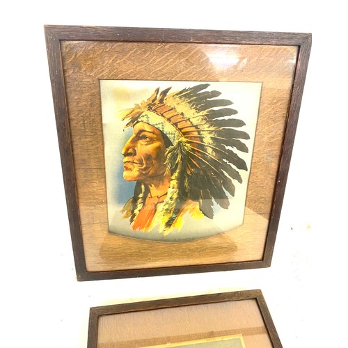 45 - Antique Indian framed signed prints, approximate measurements 15 x 13 inches, Signed Logilvle, Harde... 