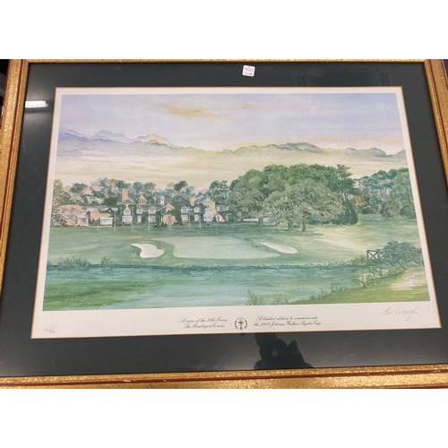 37 - Signed framed limited edition print by Bill Waugh titled 
