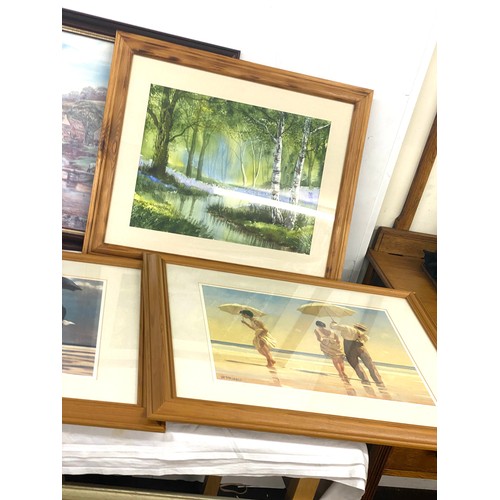 228 - Large selection of assorted framed prints