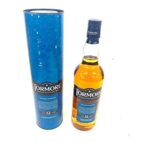 29 - Cased Tormore Single Speyside Malt Scotch whisky Aged 12 Years, The pearl of Speyside