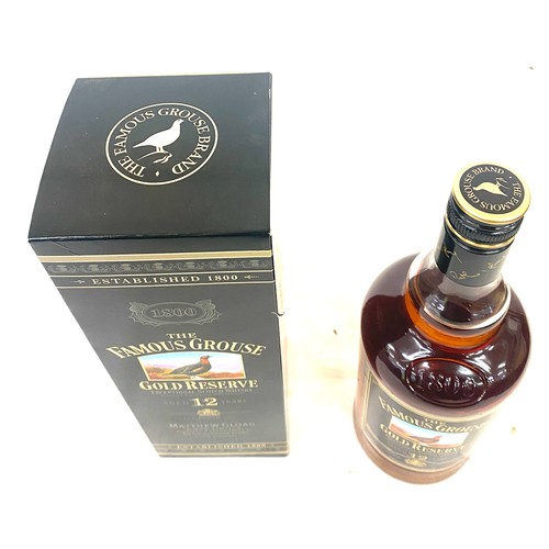 10 - Cased The Famous Grouse Gold Reserve Exceptional Scotch Whisky Aged 12 Years