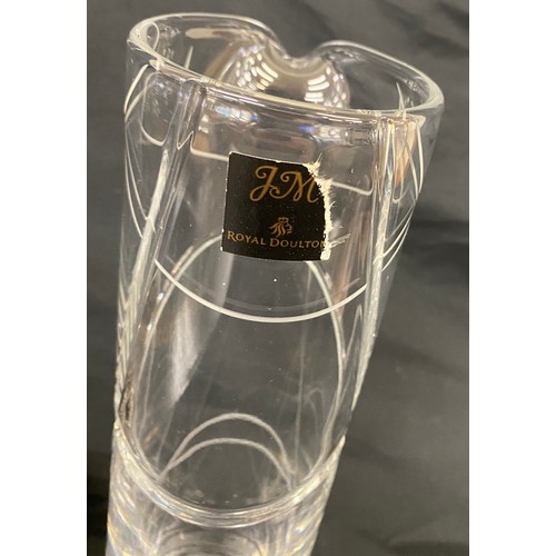 24 - Vintage Royal Doulton Julie Mcdonald Fine led crystal glass vase